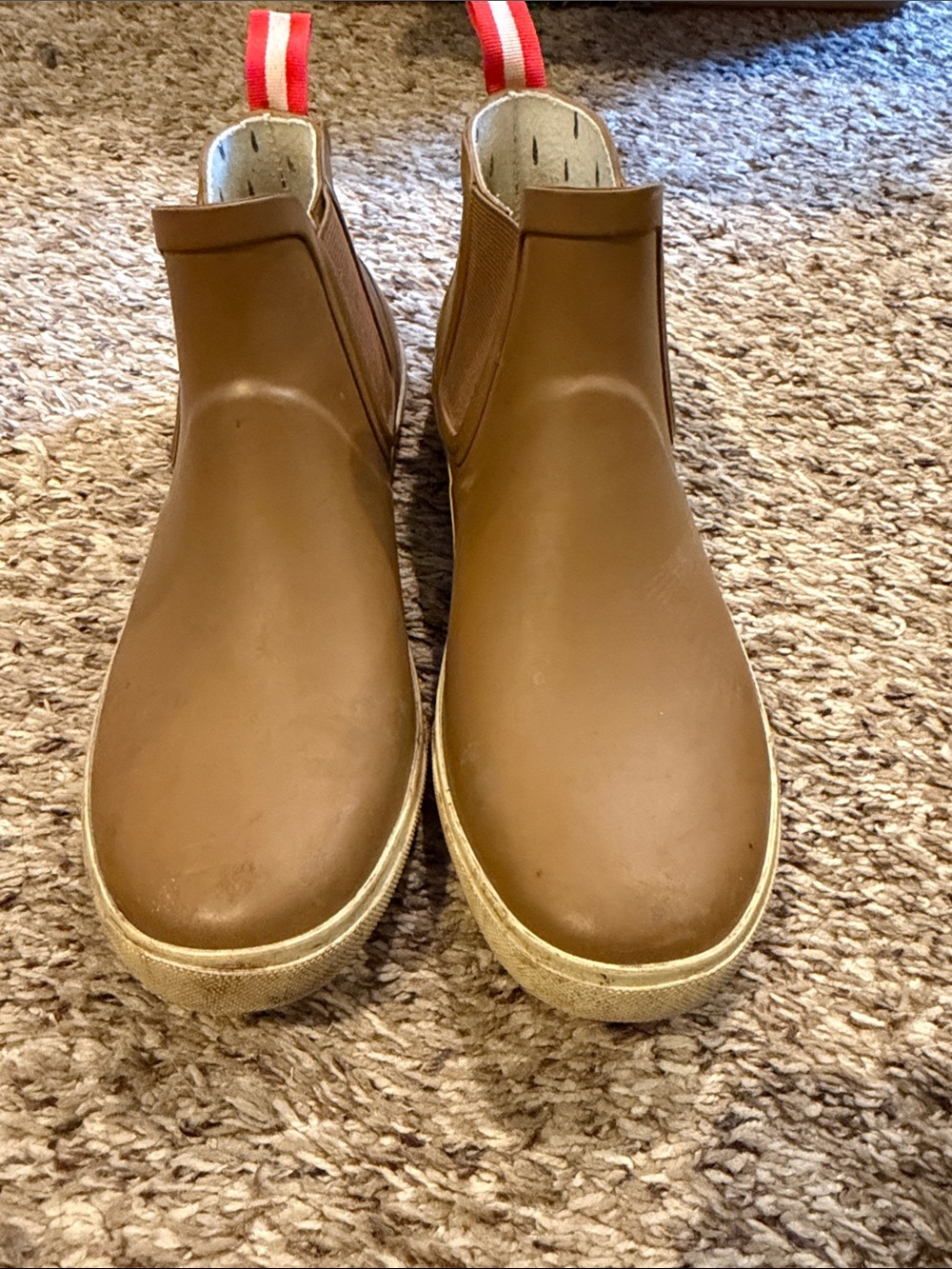 Joules Brown Chelsea Rain Ankle Boots